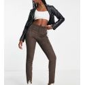 Vero Moda faux suede leggings in brown