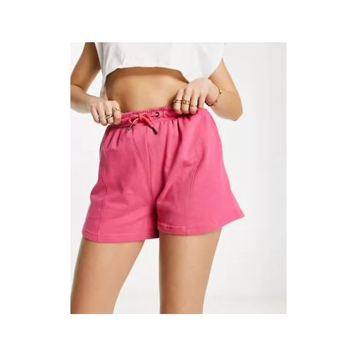 Il Sarto drawstring shorts co-ord with contrast seam in pink